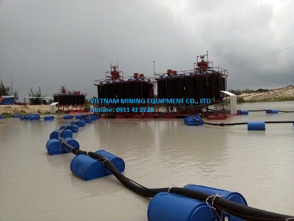 Công nghệ khai thác sa khoáng Titan tại Bình Thuận